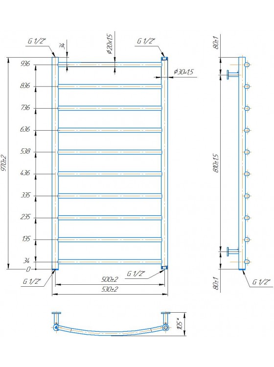 INOX Класік 970х530/500 preview