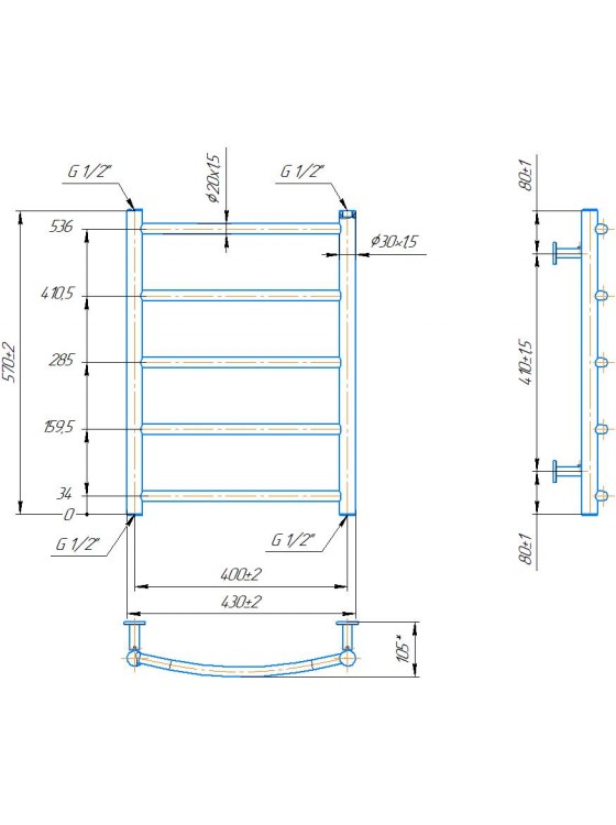 INOX Класік HP 570х430/400 preview