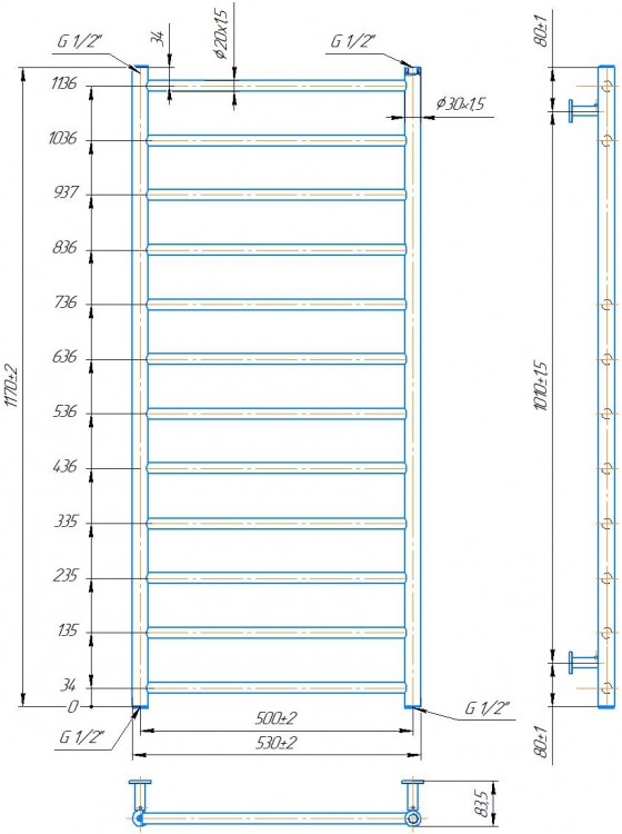 INOX Флет 1170х530/500 preview