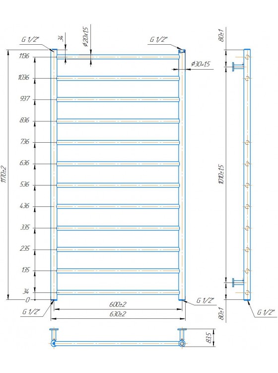 INOX Флет 1170х630/600 preview