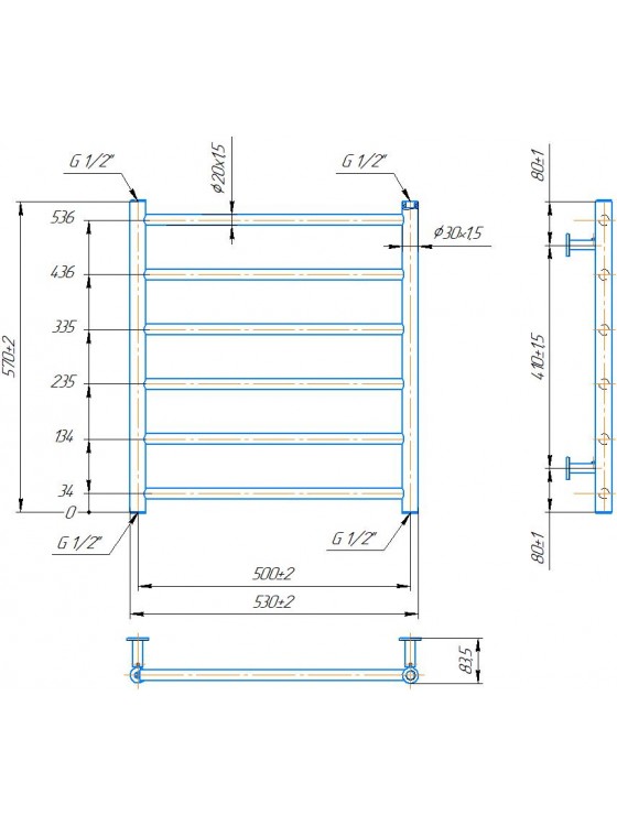 INOX Флет 570х530/500 preview