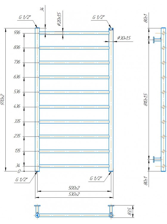 INOX Флет 970х530/500 preview