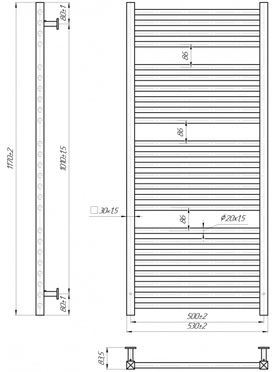 INOX Гера 1170х530/500 preview