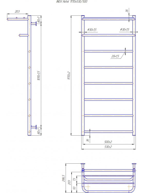 INOX Готель 1170х530/500 preview
