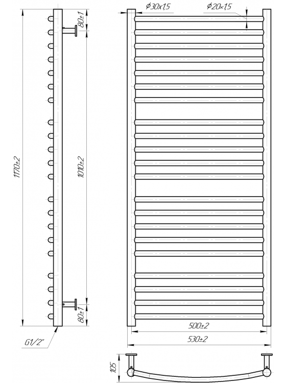 INOX Фенікс 1170х530/500 preview
