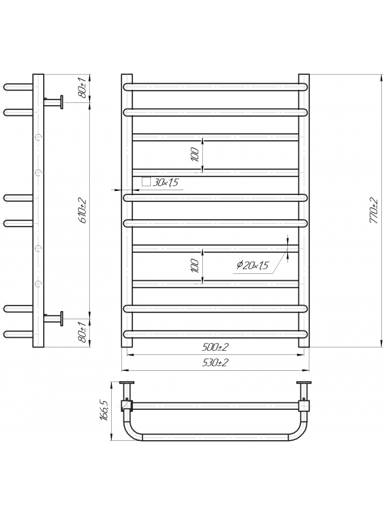 INOX Преміум Люкс 770х540/500 preview