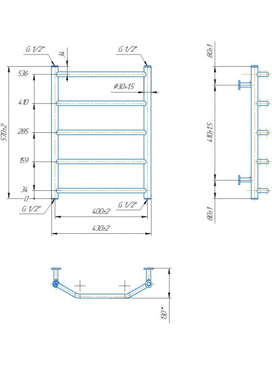 INOX Трапеція 570х430/400 preview