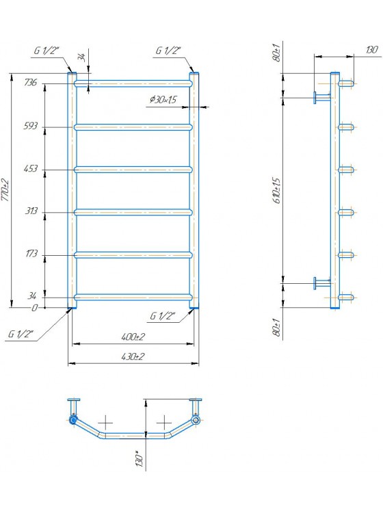 INOX Трапеція 770х430/400 preview